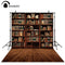 Bookshelf Backdrops School Library Graduation Photography Photoohone Back to School Photo Studiobackground Photozone