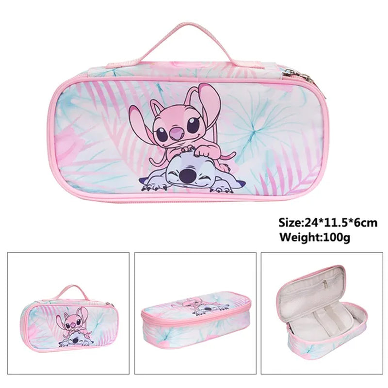 Stitch Primary School Bag Children'S Cartoon Backpack Backpack Boys Girls Anime Kawaii Cartoon School Bag Mochila