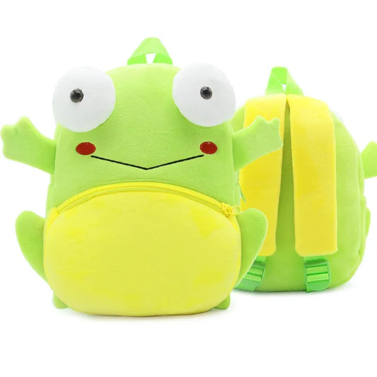 Animal Cute Children'S School Bag Burden-Reduction Backpack Cartoon Plush Backpack Kindergarten Early Education School Bag