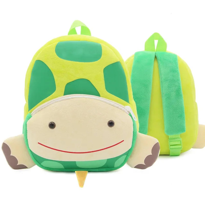 Animal Cute Children'S School Bag Burden-Reduction Backpack Cartoon Plush Backpack Kindergarten Early Education School Bag