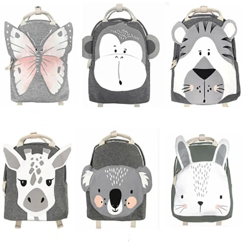 Children Cartoon Animal School Bag Kindergarten School Backpack Baby Toy Storage Bags Girls Boys Backpacks