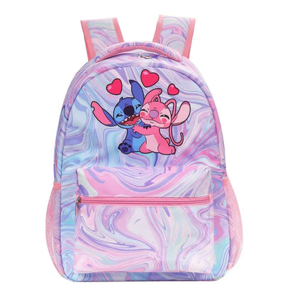 Stitch Primary School Bag Children'S Cartoon Backpack Backpack Boys Girls Anime Kawaii Cartoon School Bag Mochila